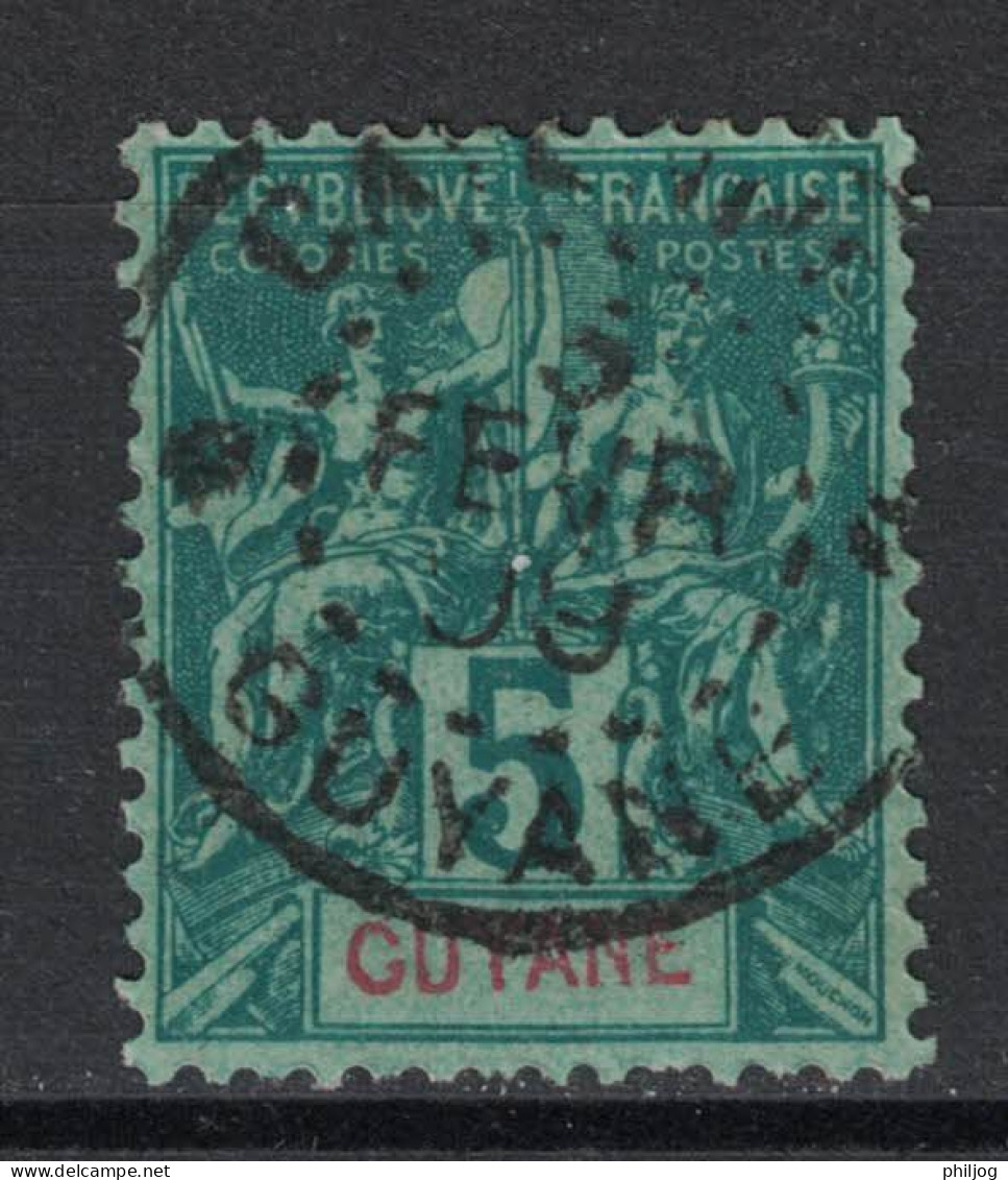 Guyane - French Guiana - Yvert 33 Oblitéré  CAYENNE - Scott#35 - Used Stamps