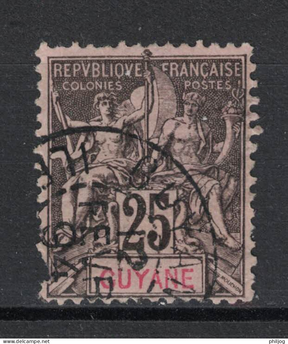 Guyane - French Guiana - Yvert 37 Oblitéré  ILE DU SALUT - Scott#42 - Usati