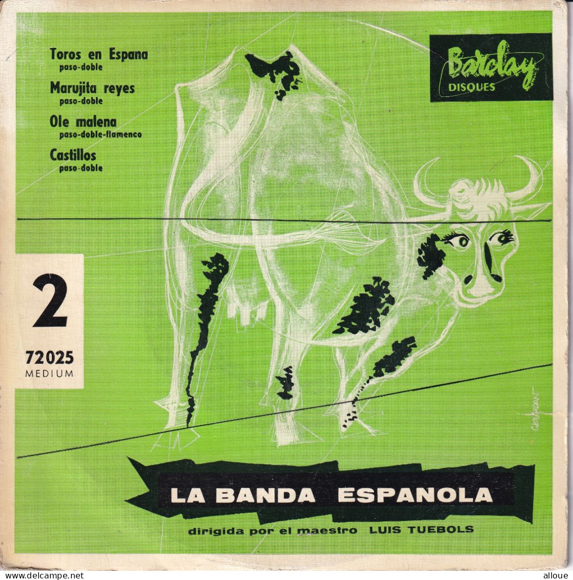 LA BANDA ESPANOLA  - EP FR  - TORO OF ESPANA + 3 - Musiques Du Monde