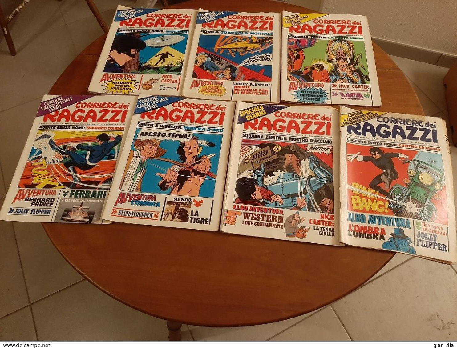 CORRIERE DEI RAGAZZI Ed.Corsera.Anno 1974.Lotto Di 18.Fascia 1-52.ALBO AVVENTURA - Corriere Dei Piccoli