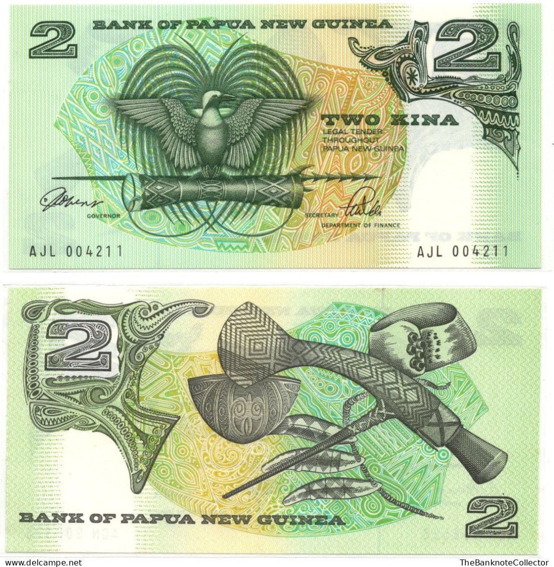 Papua New Guinea 2 Kina ND 1981  P-5 - Papouasie-Nouvelle-Guinée