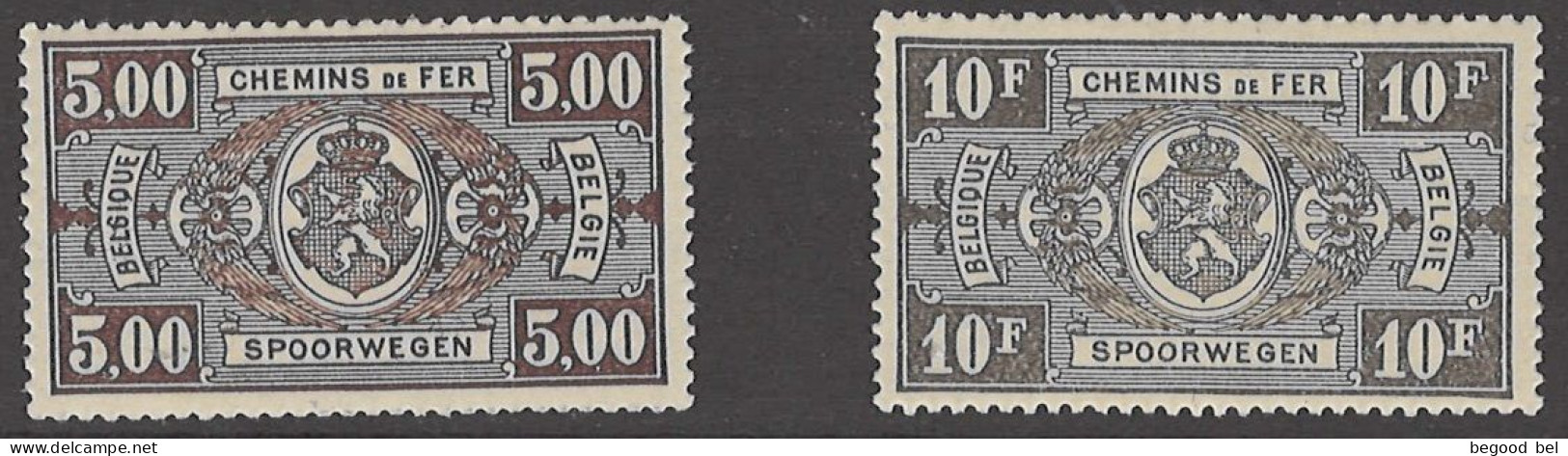 BELGIUM - 1940 - MNH/*** LUXE  -  COB TR211-212  - Lot 25958 - Mint