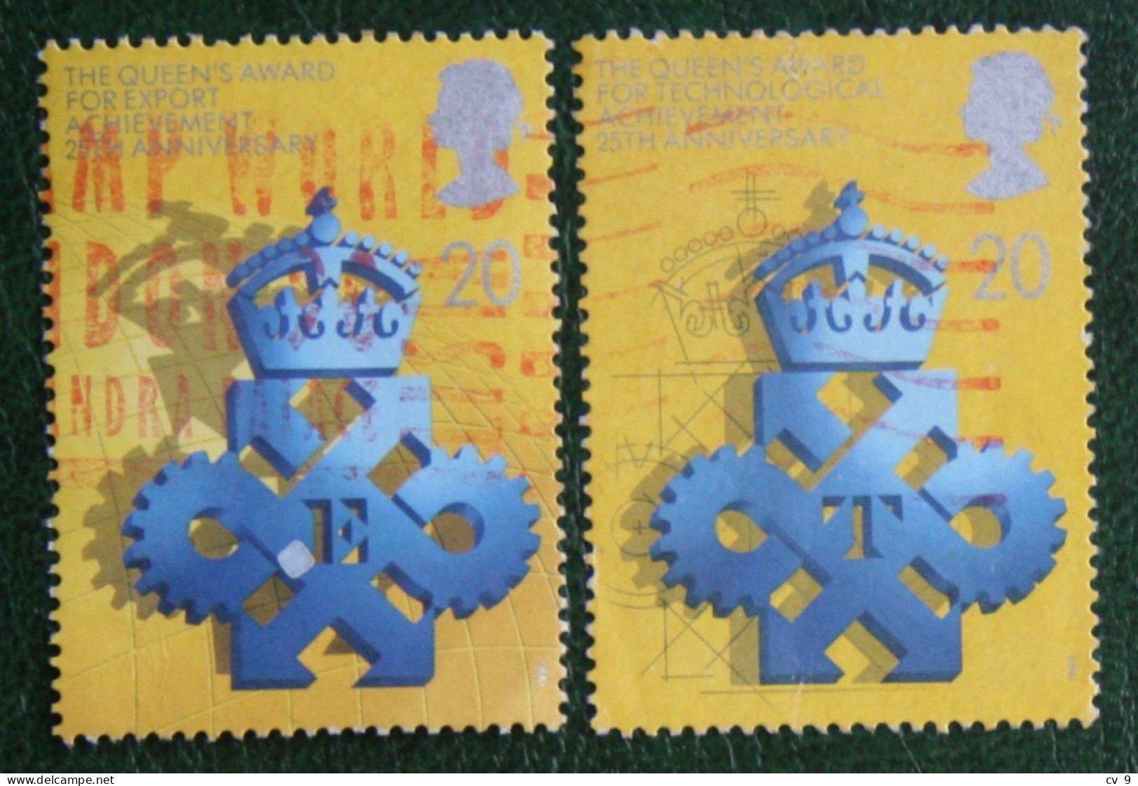 Queen's Awards Export, Technology (Mi 1266-1267) 1990 Used Gebruikt Oblitere ENGLAND GRANDE-BRETAGNE GB GREAT BRITAIN - Used Stamps