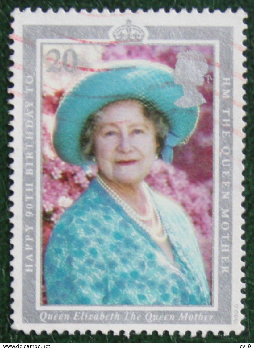 20P 90th Birthday Of The Queen Mother (Mi 1275) 1990 Used Gebruikt Oblitere ENGLAND GRANDE-BRETAGNE GB GREAT BRITAIN - Used Stamps