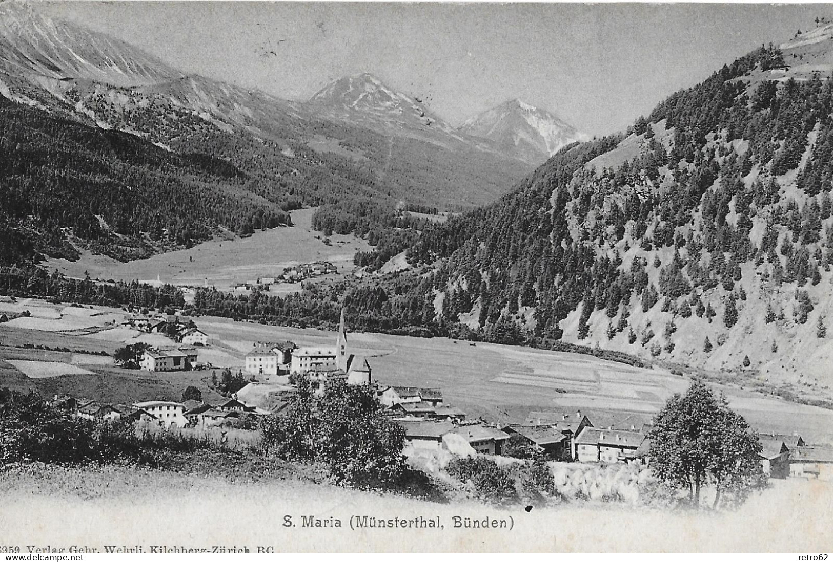 SANTA MARIA ► Ein Kleines Dorf Im Münsterthal Anno 1912 - Val Müstair