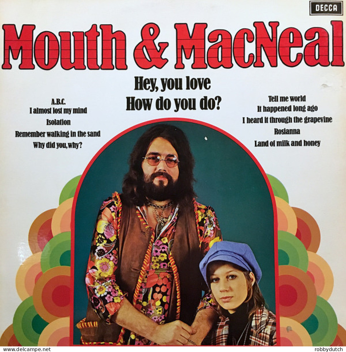 * LP *  MOUTH & MACNEAL - SAME (Hey You Love / How Do You Do?)(Holland 1971 EX-) - Disco & Pop