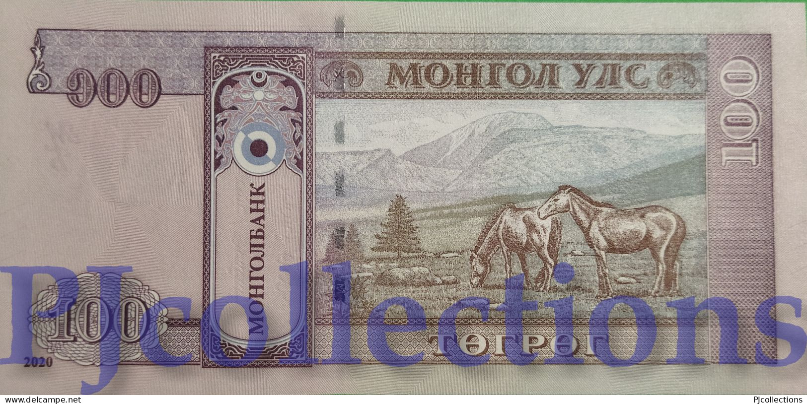 MONGOLIA 100 TUGRIK 2020 PICK 73 UNC - Mongolei