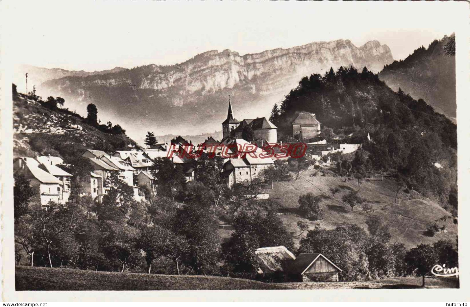 CPSM LE CHATELARD - SAVOIE - LE VILLAGE - Le Chatelard