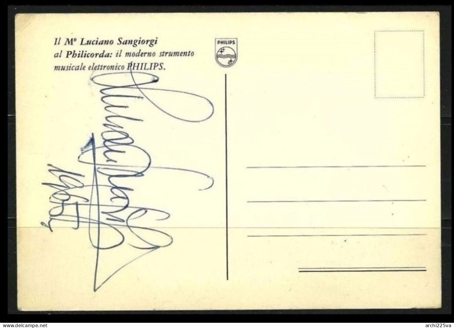 - Foto Cartolina 1968 ️- Pianista - LUCIANO SANGIORGI ️- Autografata ️- - Sänger Und Musiker