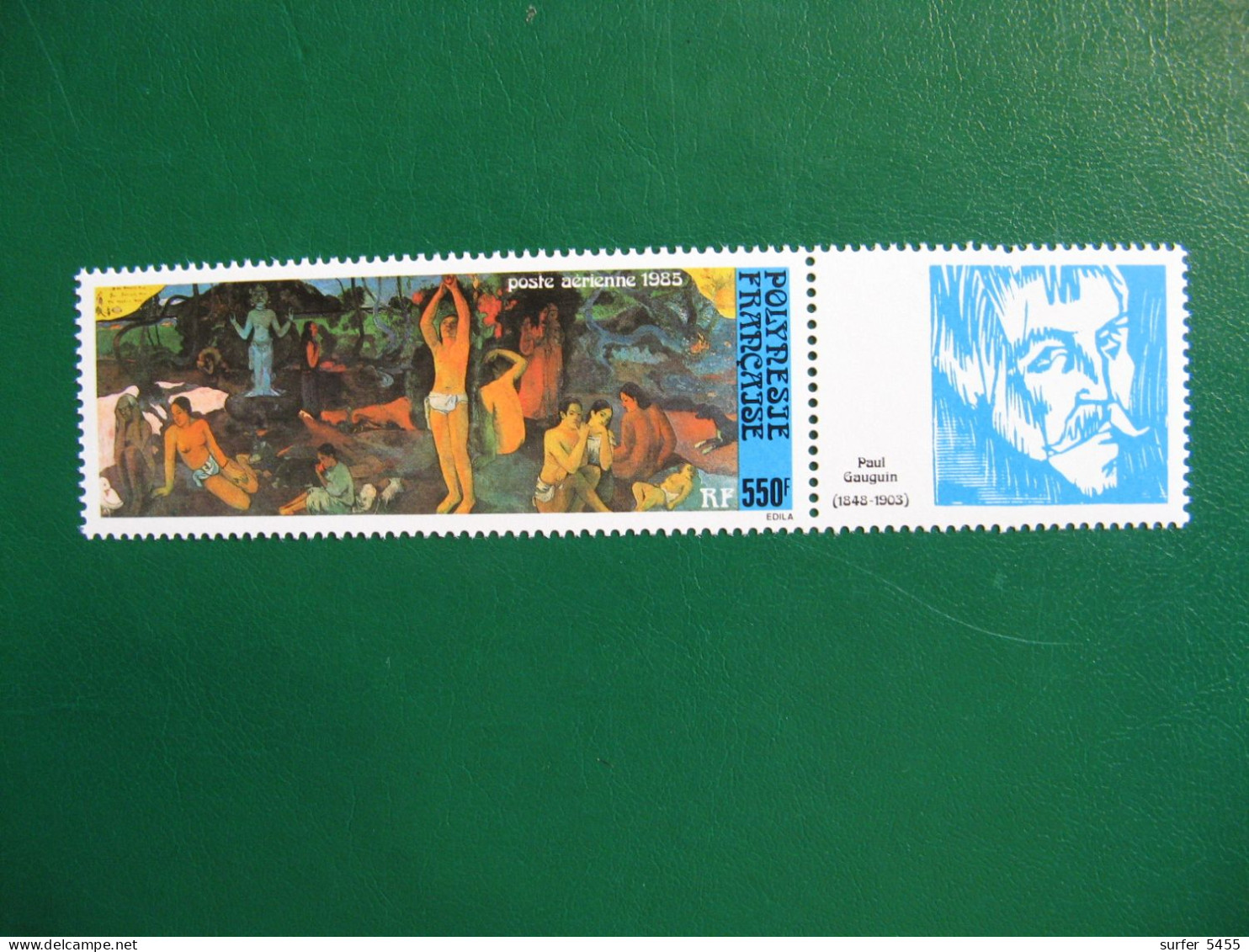 P0LYNESIE PO AERIENNE N° 186 AVEC INTERCALAIRE TIMBRE NEUF ** LUXE - MNH - SERIE COMPLETE - FACIALE 4,61 EUROS - Ongebruikt