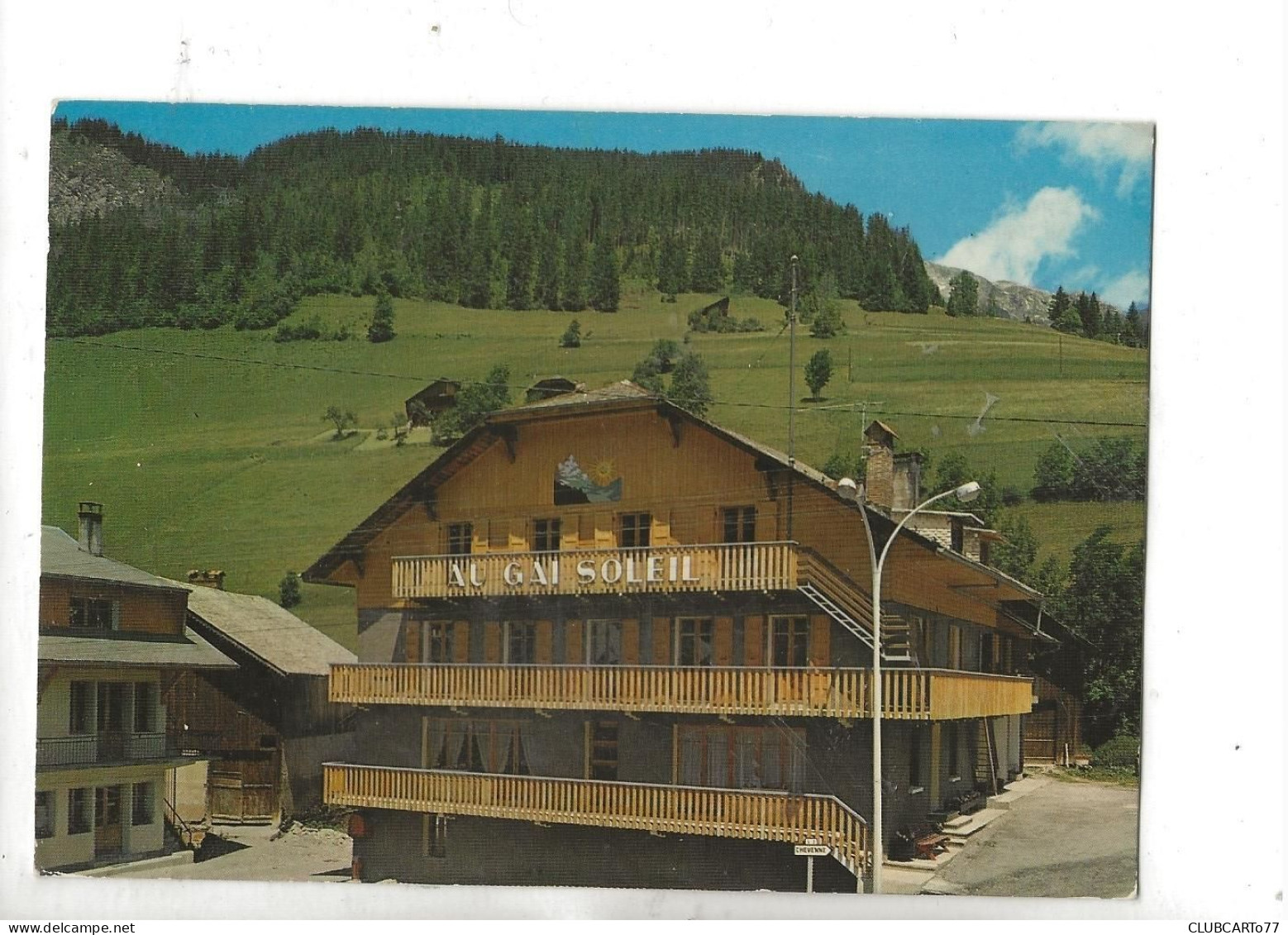 La Chapelle-d'Abondance (74) : Le Châlet "Au Gai Soleil" En 1987 ETAT GF. - La Chapelle-d'Abondance