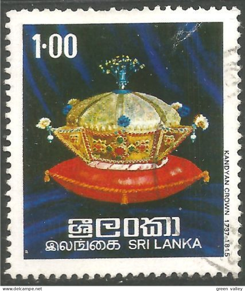 830 Sri Lanka Couronne Kandyan Crown (SRI-20a) - Eléphants