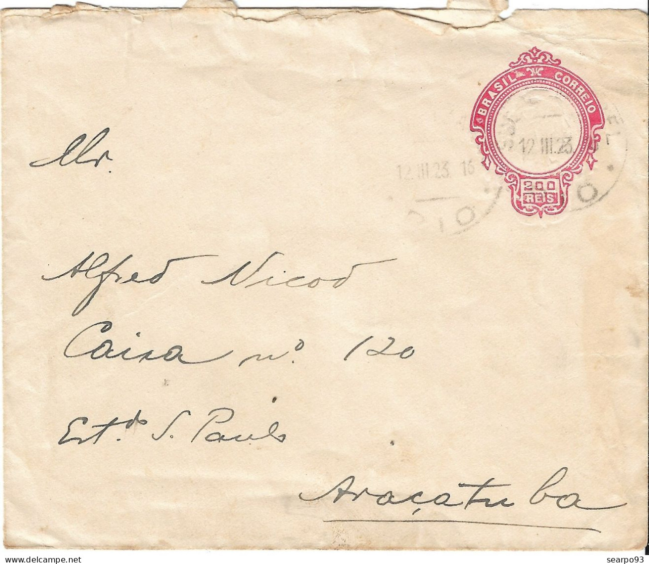 BRAZIL. POSTAL STATIONERY. 1923 - Ganzsachen