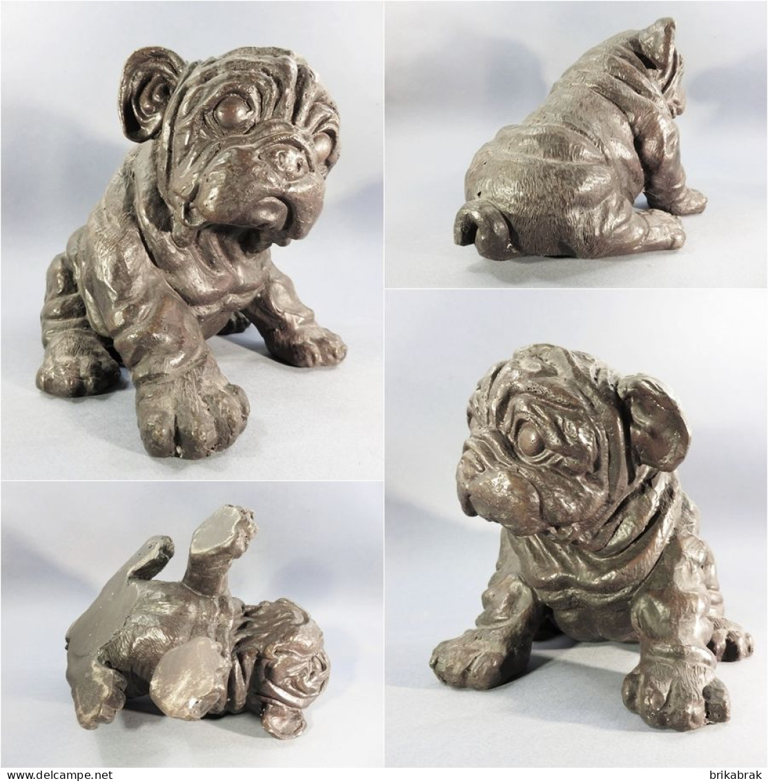 + STATUE CHIEN EN BRONZE @ Animal - Bronzi