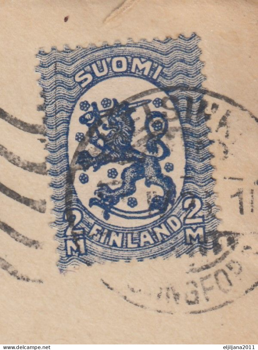 ⁕ Finland 1926 ⁕ Helsinki - Wien ⁕ Used Cover (front Of The Envelope) - Briefe U. Dokumente