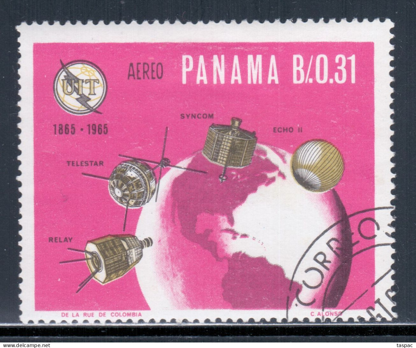 Panama 1966 Mi# 902 Used - ITU Cent. / Space - América Del Norte