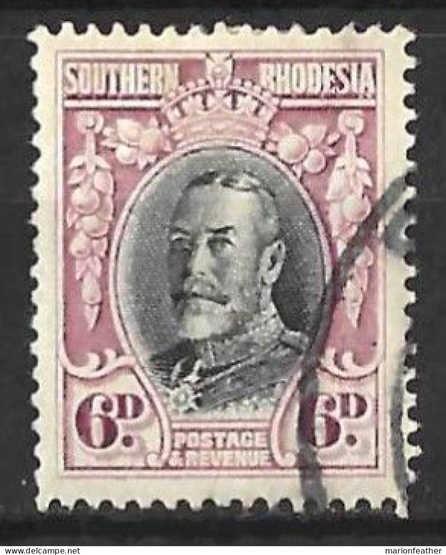 SOUTHERN RHODESIA...KING GEORGE ..V....(1910-36.)..." 1931.."........6d.......SG20b..........CDS.......VFU... - Rhodésie Du Sud (...-1964)