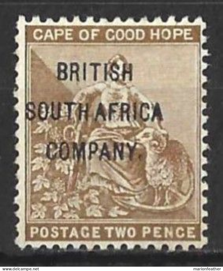 RHODESIA...QUEEN VICTORIA...(1837-01.)........2d......SG60........UNUSED....... - Südrhodesien (...-1964)