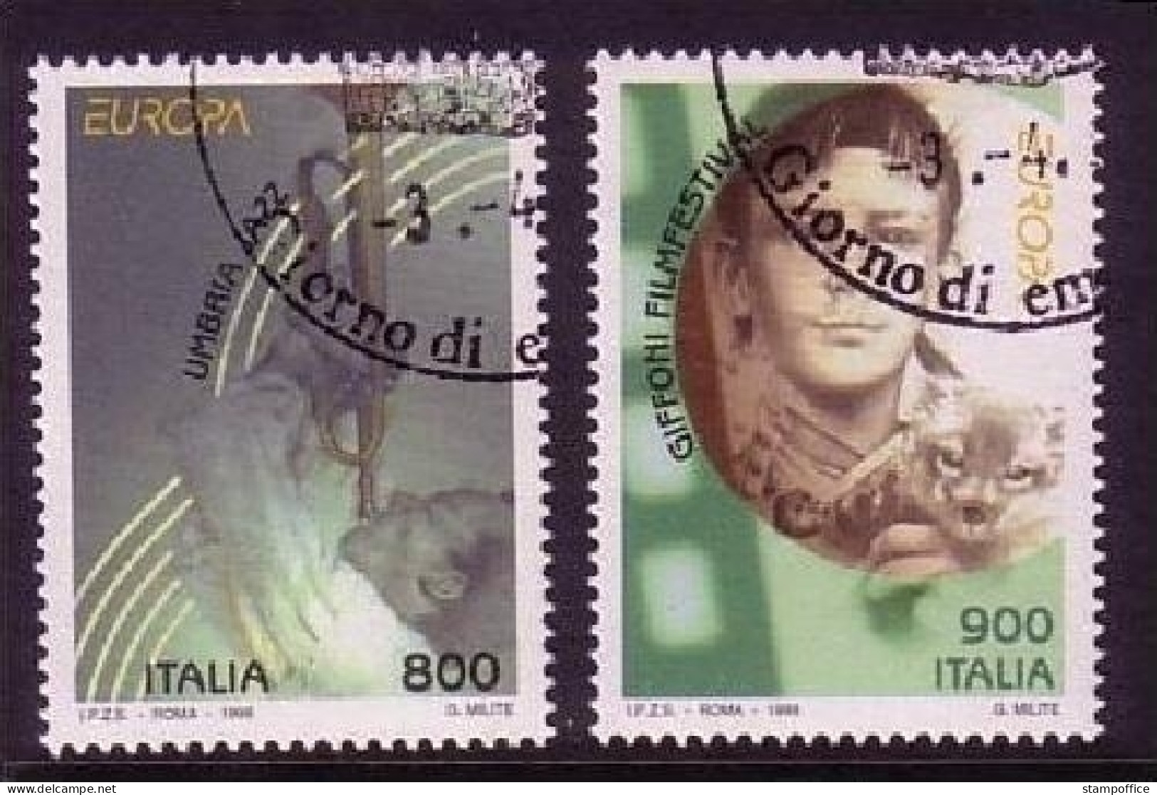 ITALIEN MI-NR. 2554-2555 GESTEMPELT(USED) EUROPA 1998 FESTE UMBRIA-JAZZ - 1998