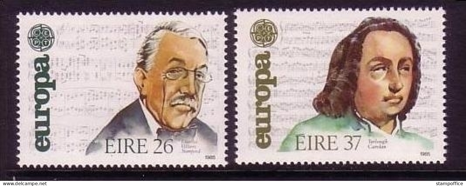 IRLAND MI-NR. 563-564 POSTFRISCH EUROPA 1985 JAHR DER MUSIK - 1985