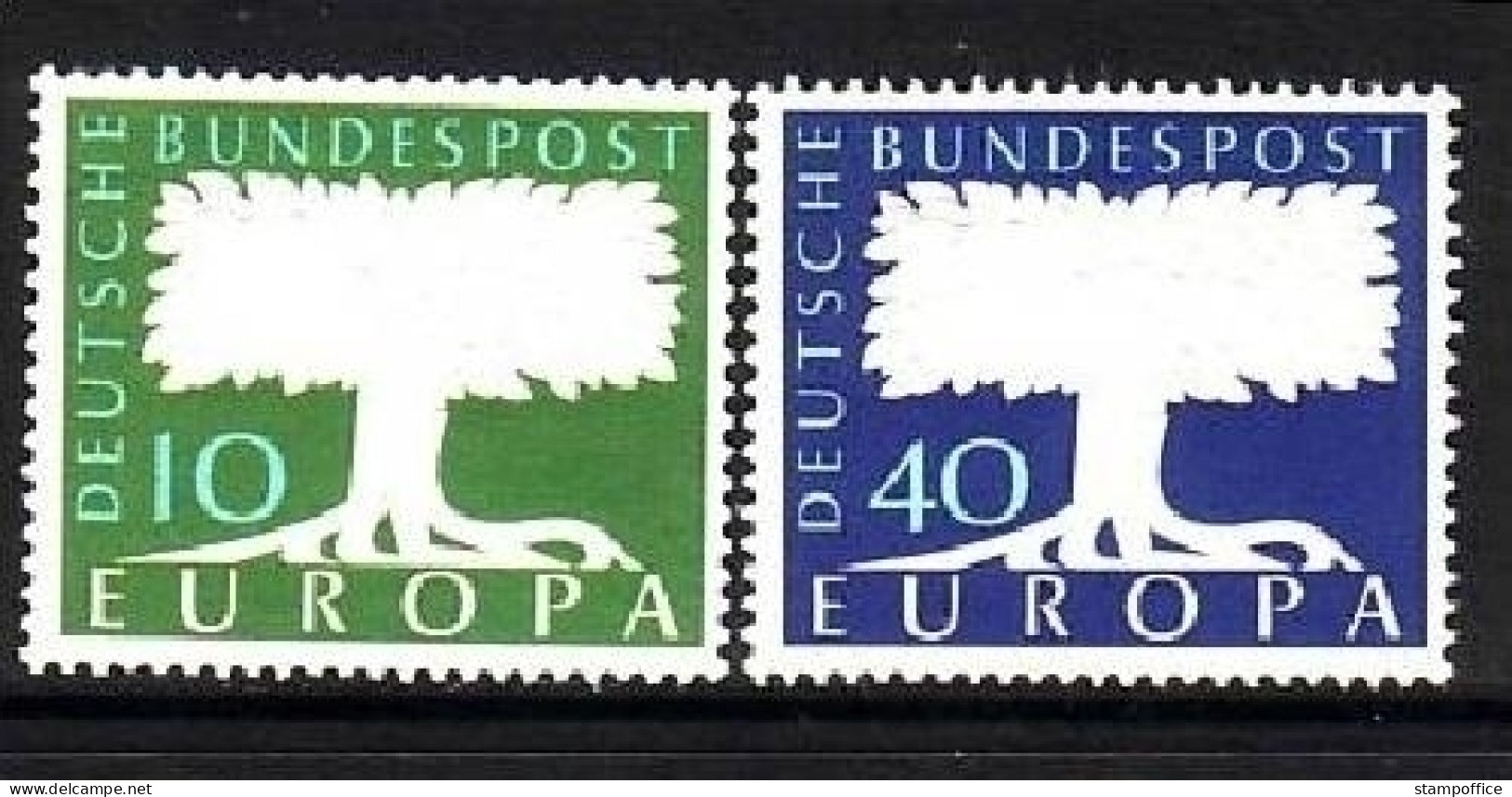 DEUTSCHLAND MI-NR. 268-269 POSTFRISCH(MINT) EUROPA 1957 - 1957