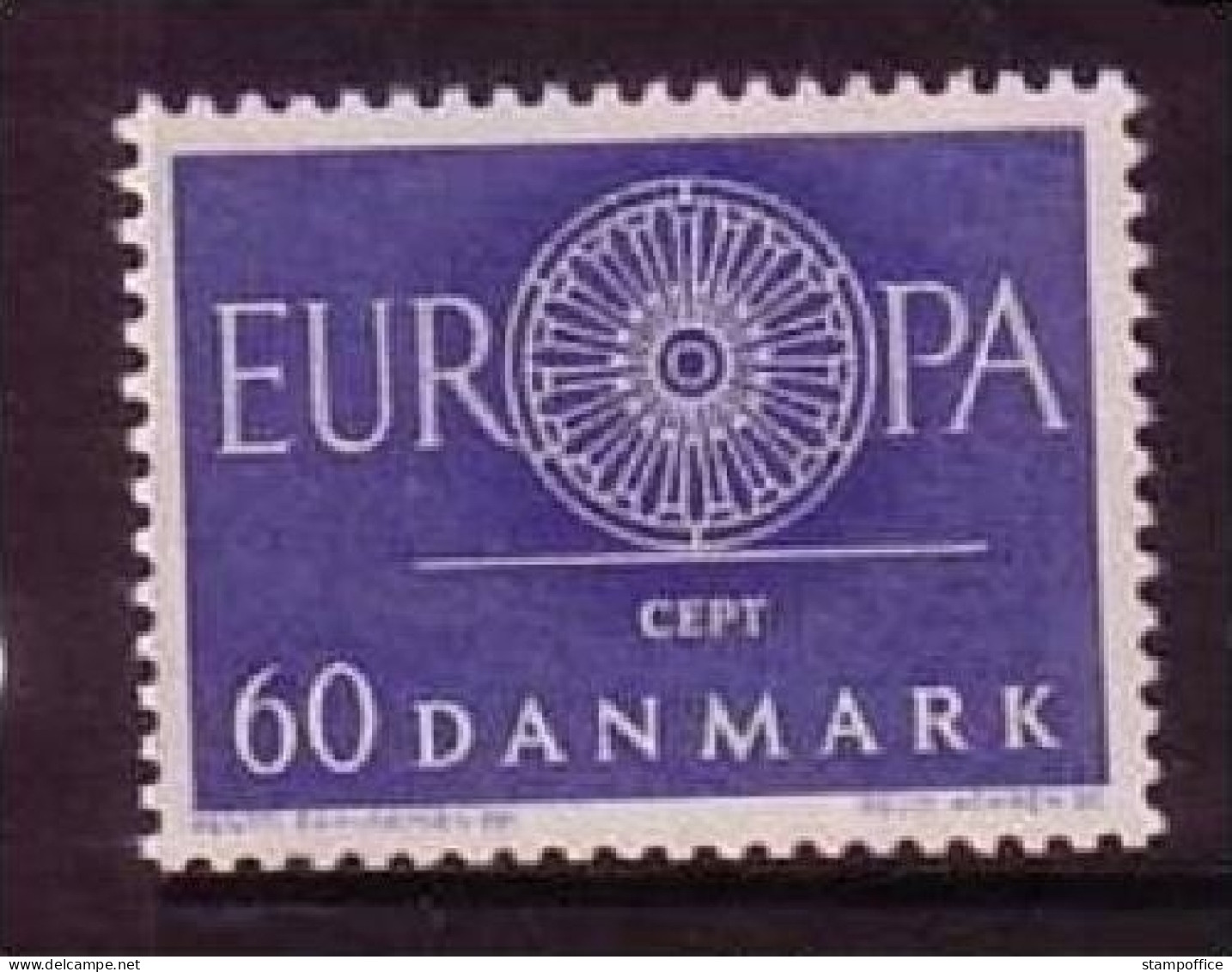 DÄNEMARK MI-NR. 386 POSTFRISCH(MINT) EUROPA 1960 - WAGENRAD - 1960