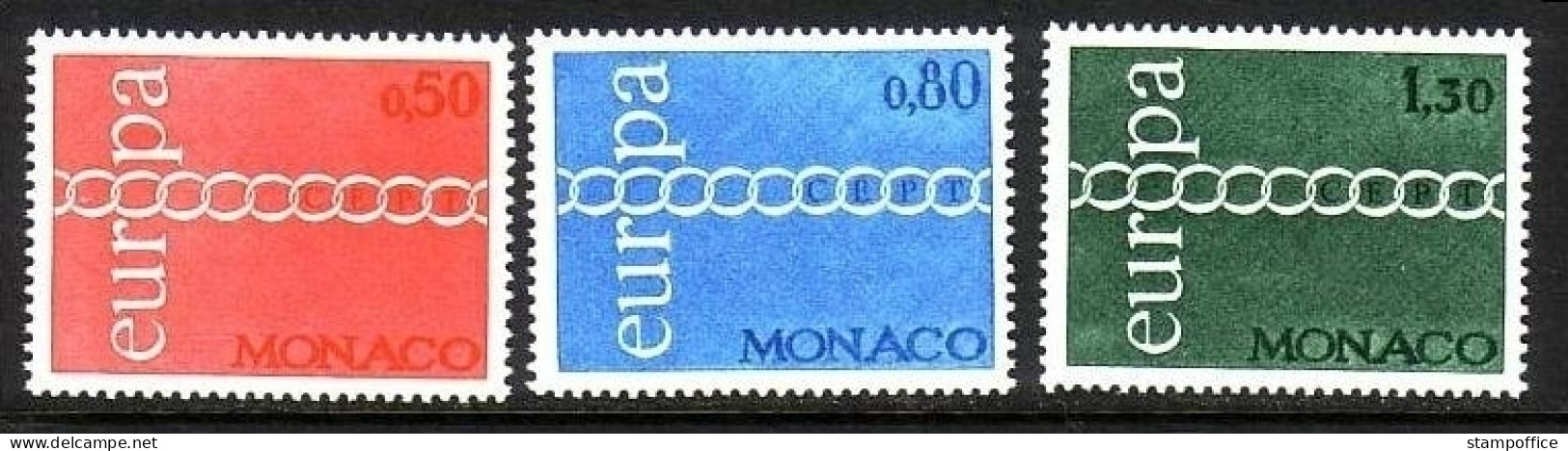 MONACO MI-NR. 1014-1016 POSTFRISCH(MINT) EUROPA 1971 KETTE - 1971