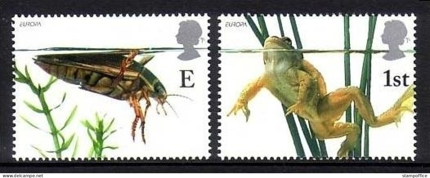 GROSSBRITANNIEN MI-NR. 1942-1943 POSTFRISCH(MINT) EUROPA 2001 WASSER FROSCH - 2001