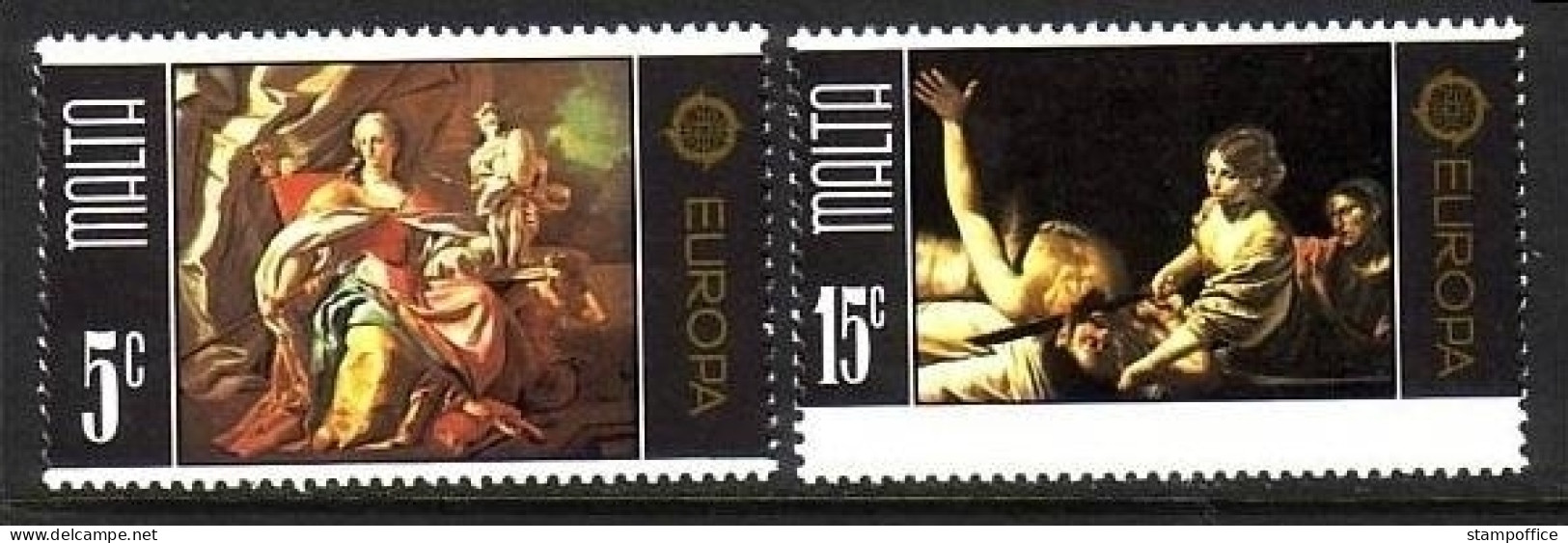 MALTA MI-NR. 512-513 POSTFRISCH(MINT) EUROPA 1975 - GEMÄLDE - 1975