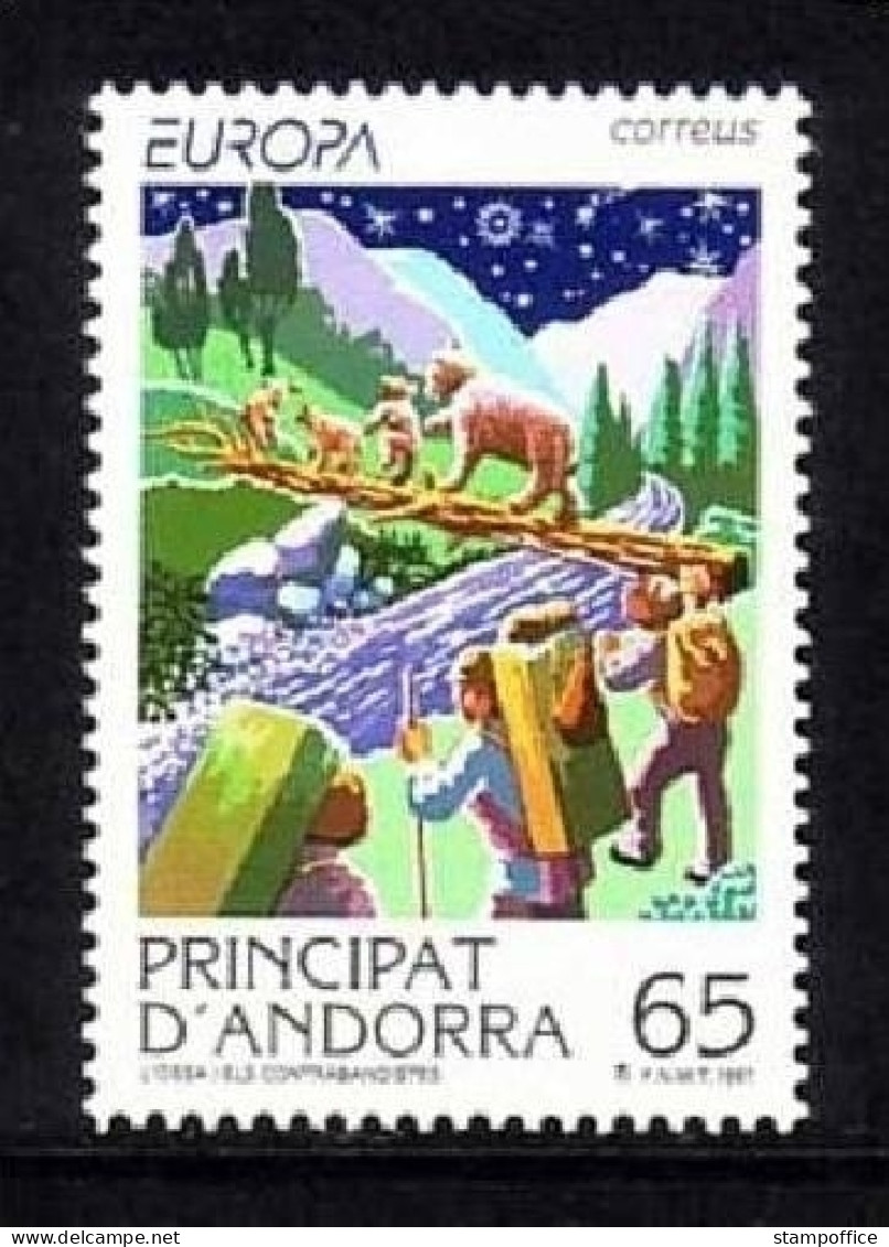 ANDORRA SPANISCH MI-NR. 253 POSTFRISCH EUROPA 1997 SAGEN Und LEGENDEN - 1997