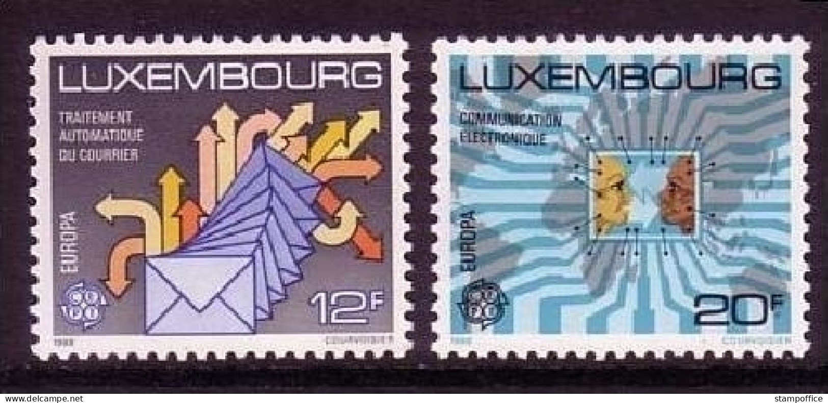 LUXEMBOURG MI-NR. 1199-1200 POSTFRISCH(MINT) EUROPA 1988 TRANSPORT- Und KOMMUNIKATIONSMITTEL - 1988