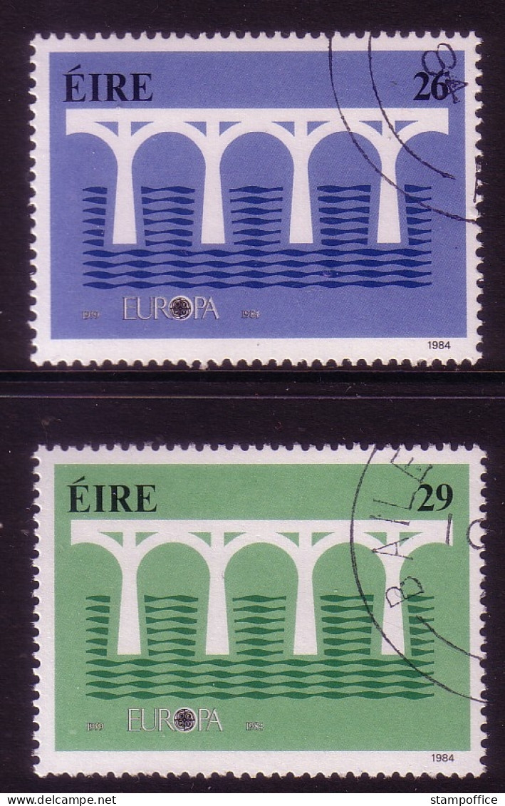 IRLAND MI-NR. 538-539 GESTEMPELT(USED) BLOCK EUROPA 1984 BRÜCKE - 1984