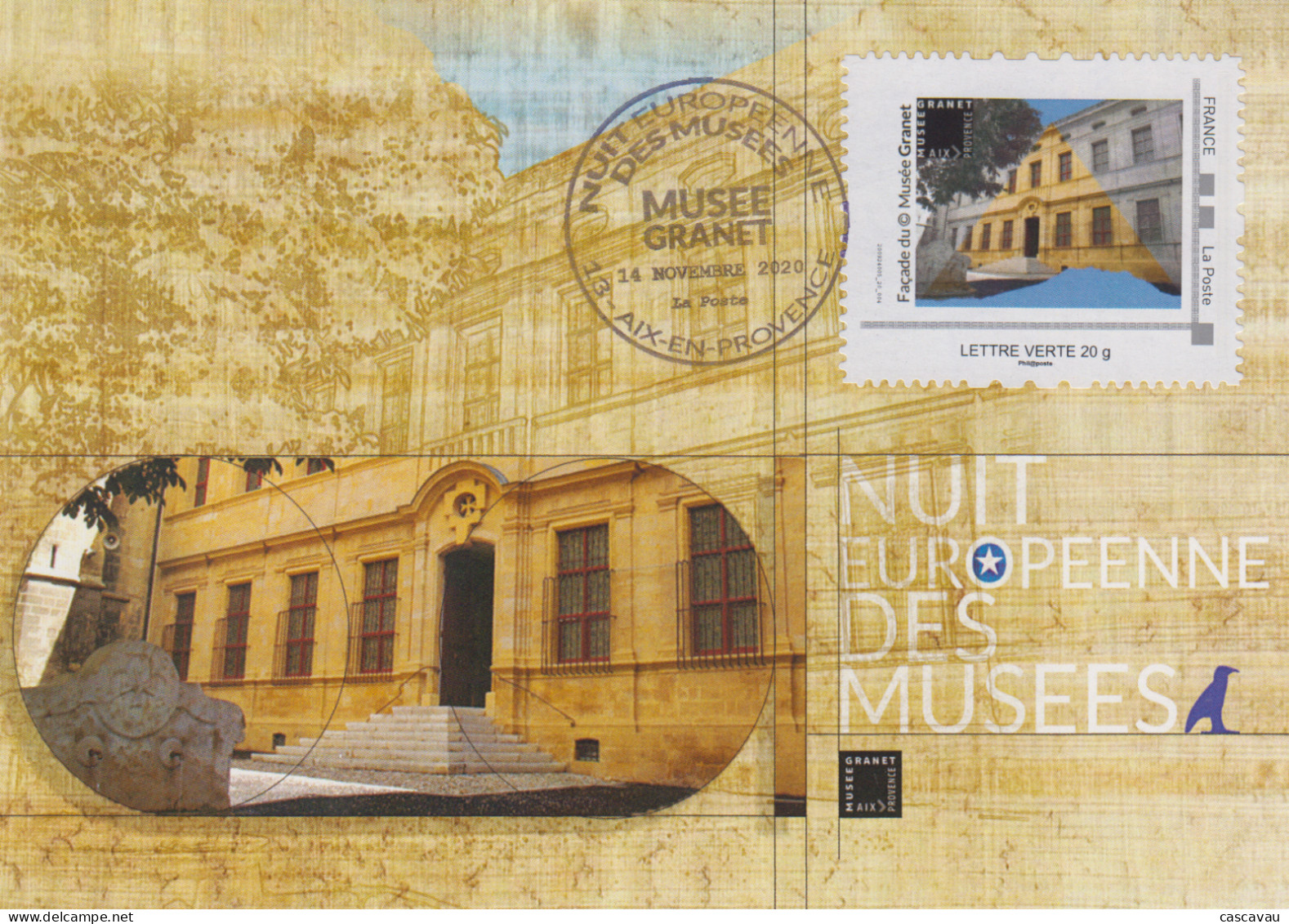 Carte   Maximum   FRANCE   Nuit  Européenne  Des  Musées    MUSEE   GRANET    AIX  EN  PROVENCE   2020 - Other & Unclassified