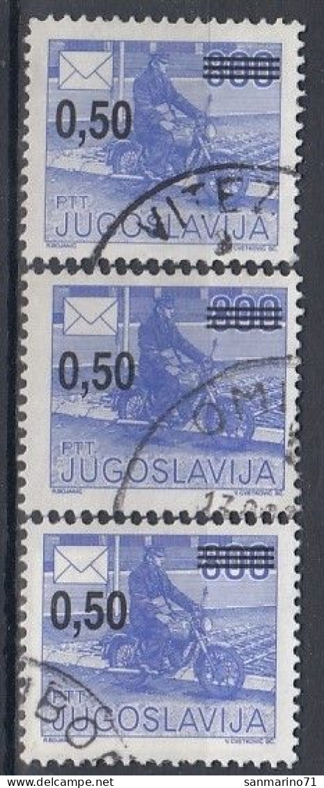 YUGOSLAVIA 2421,used,falc Hinged - Used Stamps