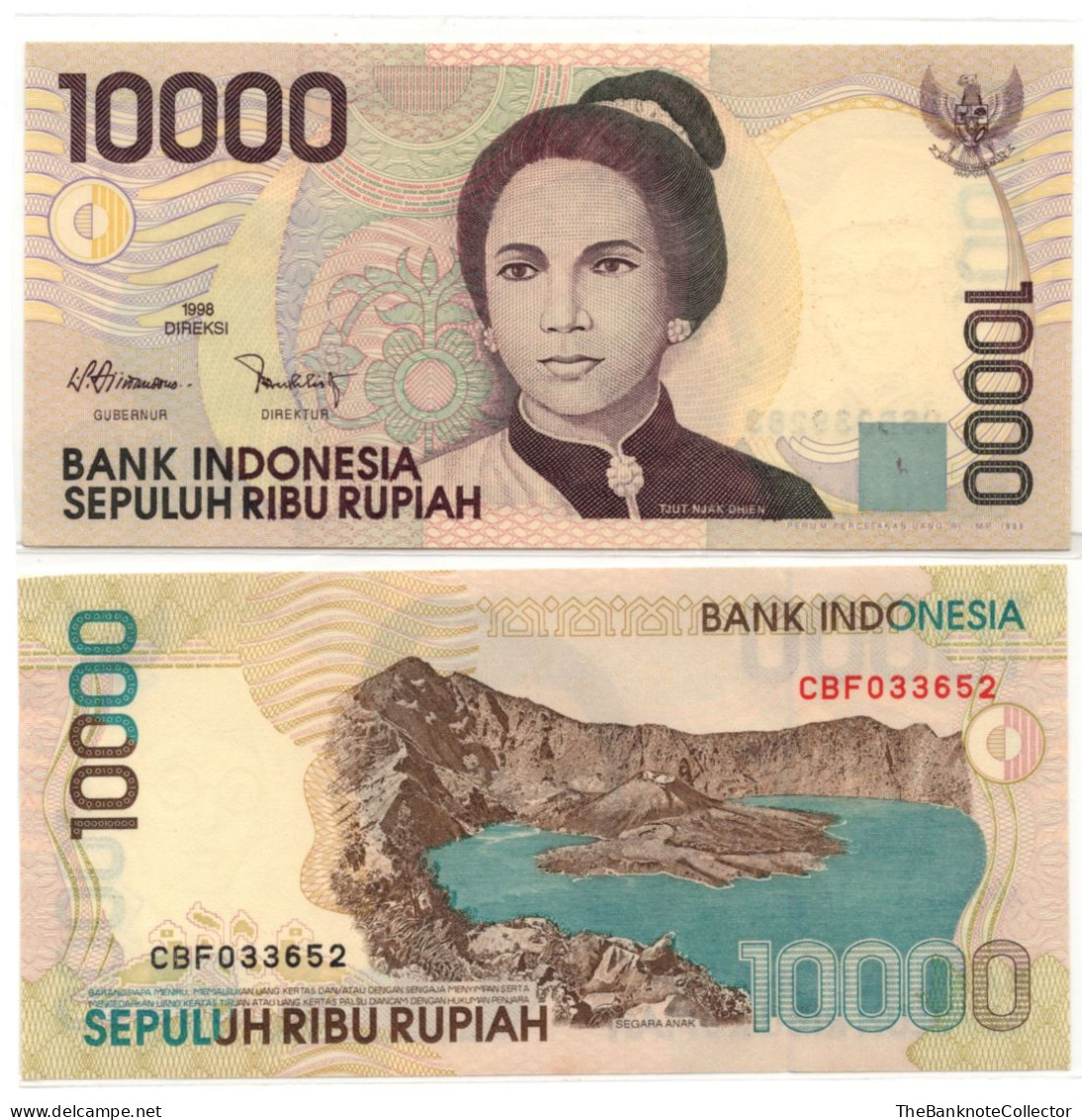 Indonesia 10000 Rupiah 1998 P-137 UNC - Indonesië