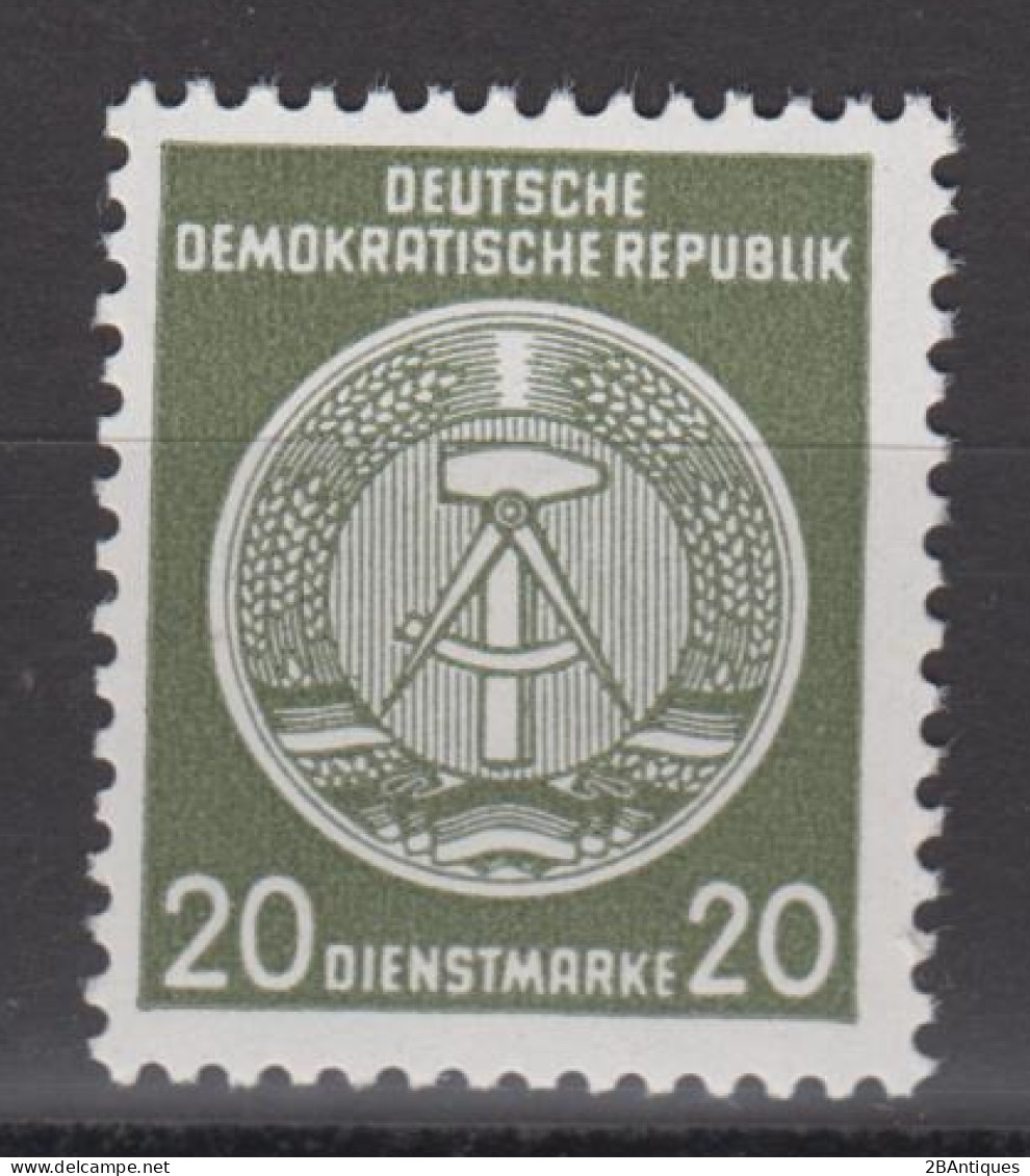 DDR 1954 - Mi.-Nr. 28 Dienstmarke Zirkelbogen Nach Links Postfrisch MNH** - Neufs