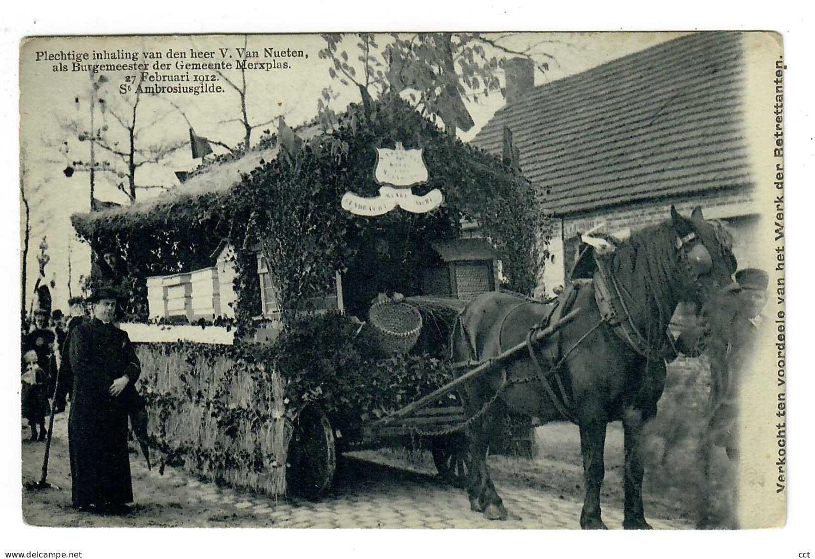 Merksplas  Merxplas Plechtige Inhaling Van Den Heer V. Van Nueten 1912   St Ambrosiusgilde - Merksplas