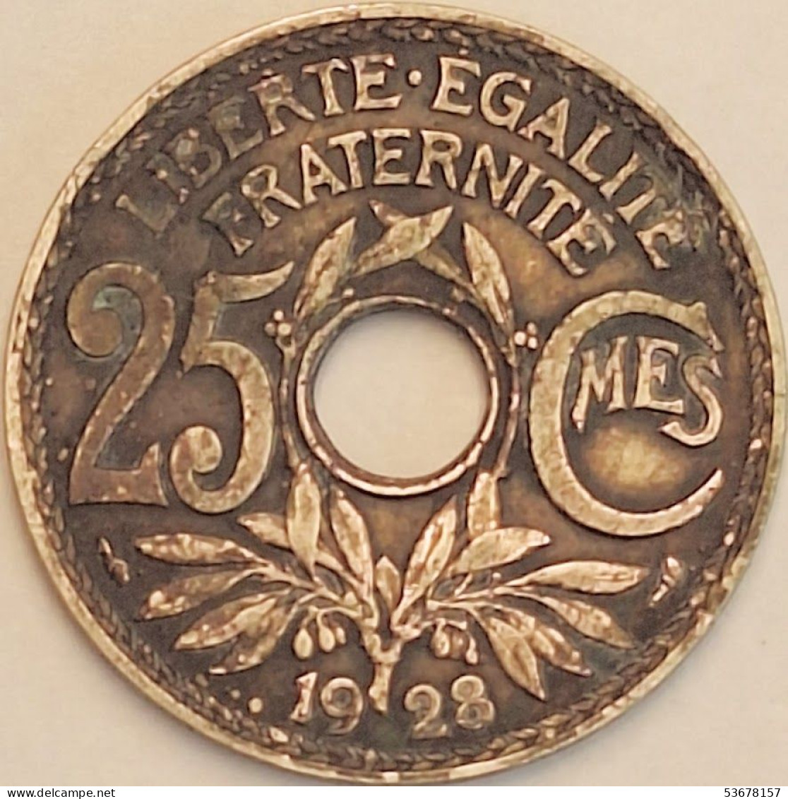 France - 25 Centimes 1928, KM# 867a (#4022) - 25 Centimes