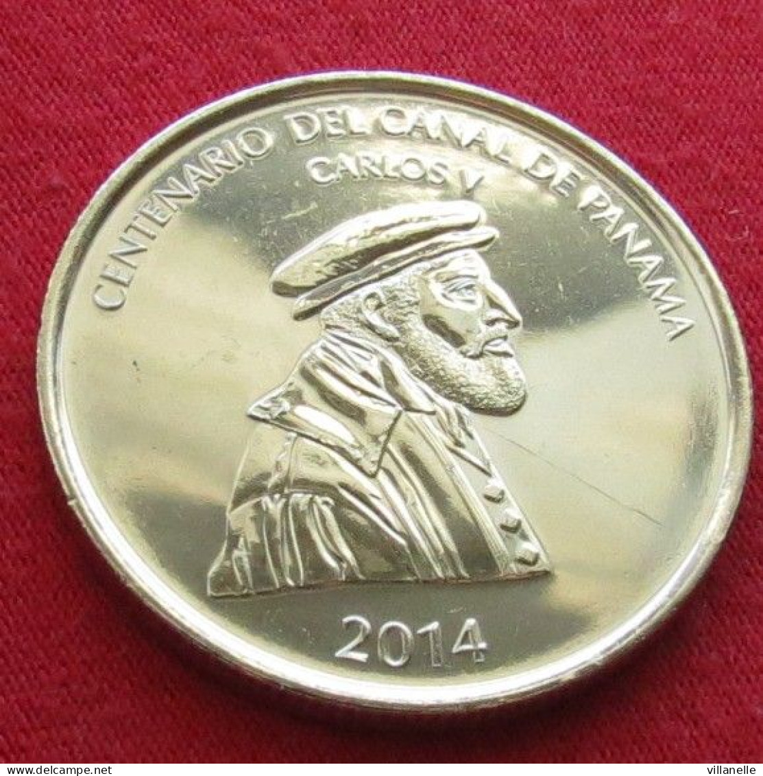 Panama 1/2 Balboa 2014 Half B./ 50 Cent./ Canal 100 Years UNC ºº - Panama