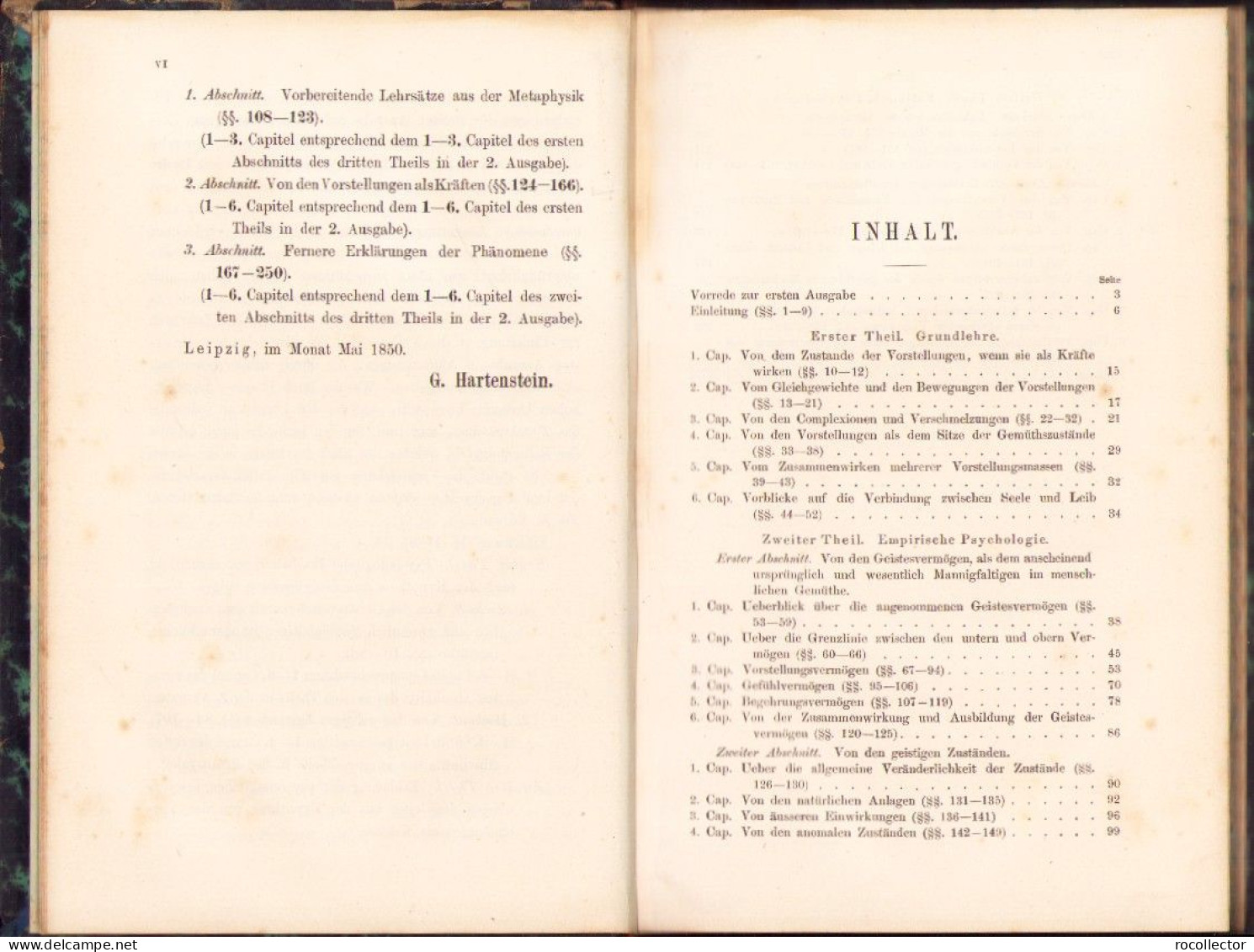 Lehrbuch Zur Psychologie Von Johann Friedrich Herbarts, 1882 C3450 - Old Books