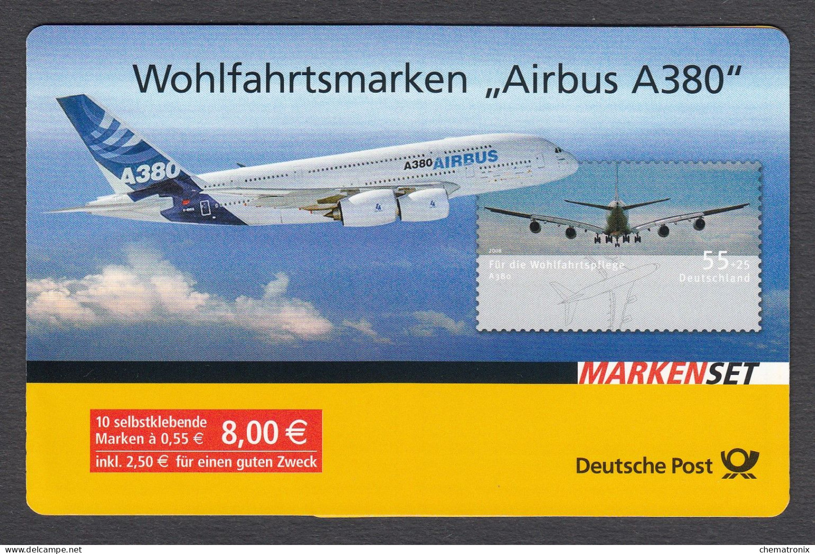 Germany 2008 -- Airplanes -- Mi: MH74 -- MNH** - 2001-2010