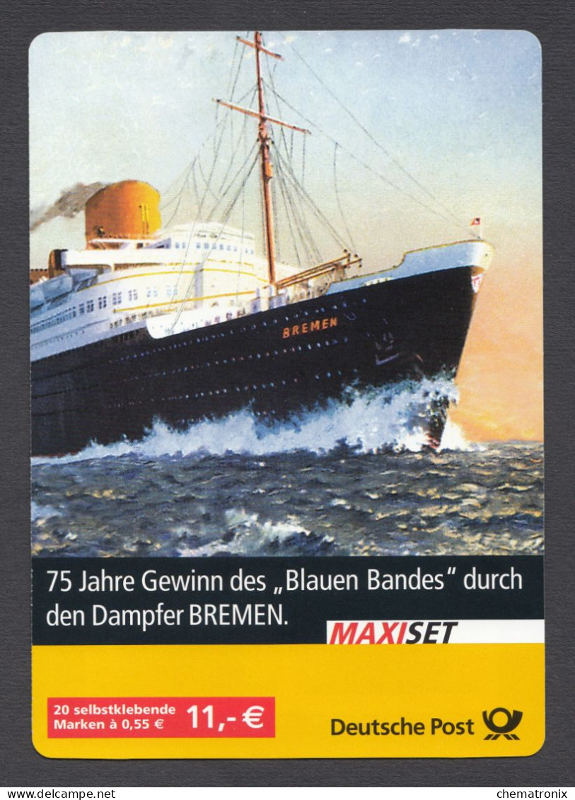 Germany 2004 -- Passenger Ship "Bremen" -- Mi: MH56 -- MNH** - 2001-2010