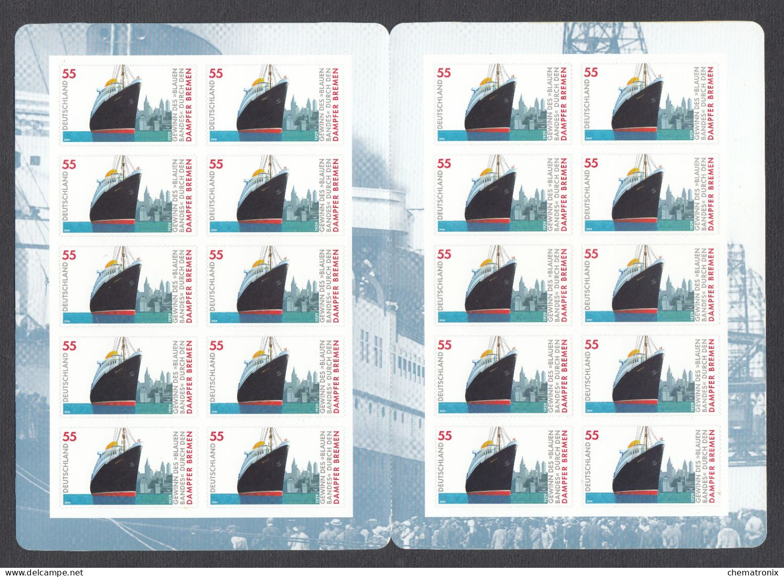 Germany 2004 -- Passenger Ship "Bremen" -- Mi: MH56 -- MNH** - 2001-2010