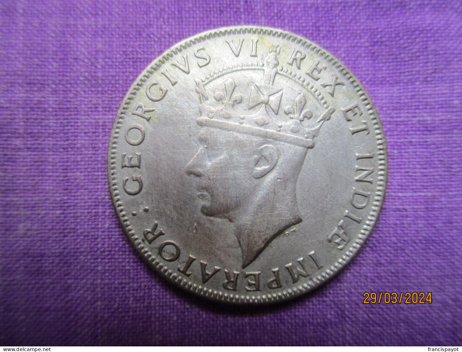 East Africa: 1 Shilling 1942 - Colonia Británica
