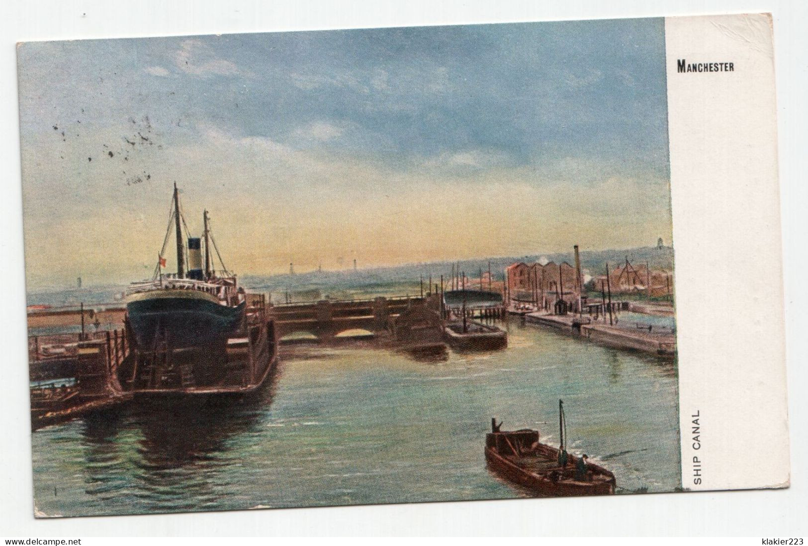 Manchester, Ship Canal. Alte Ansichtskarte. 1904 - Manchester