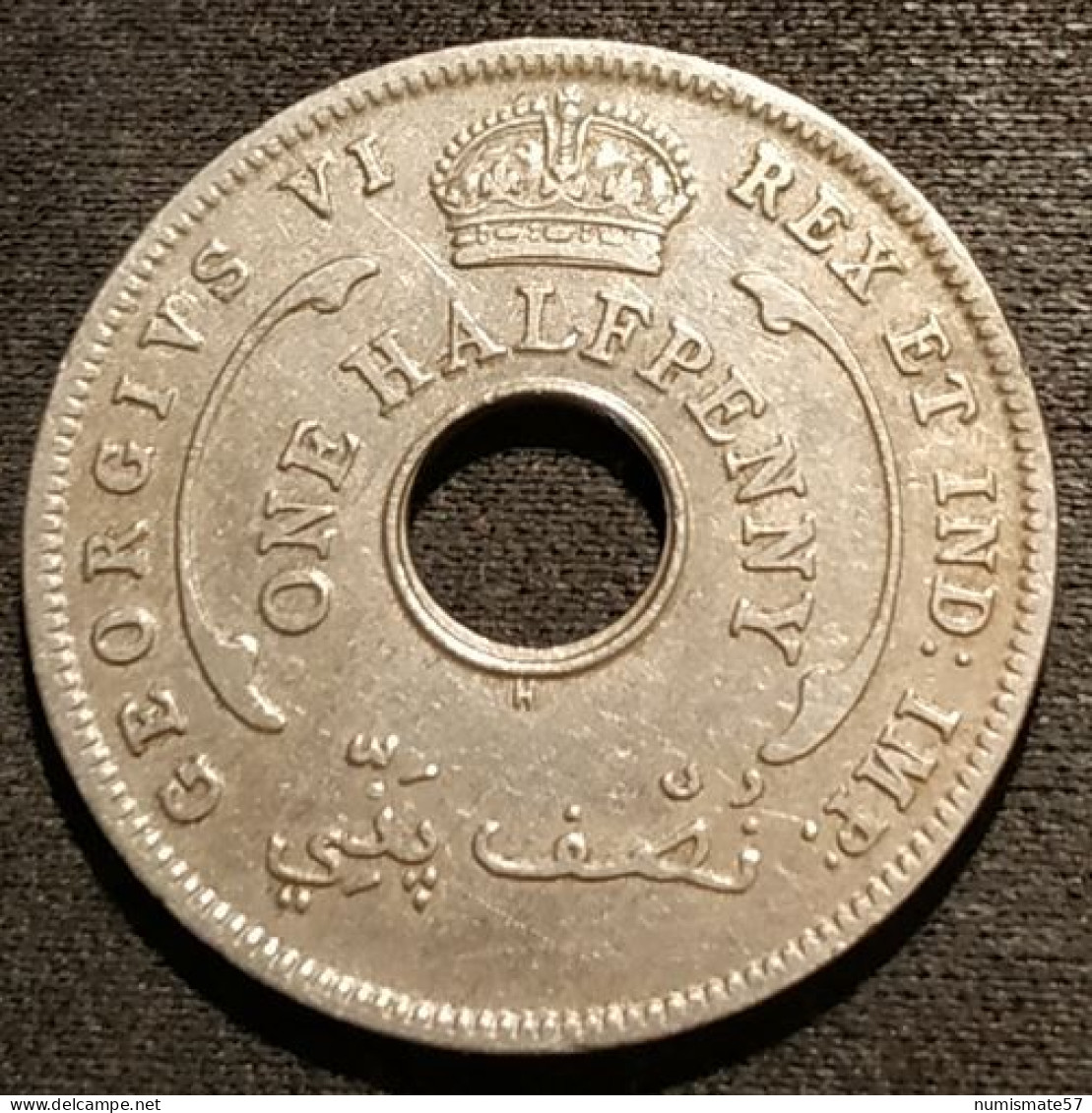 Pas Courant - BRITISH WEST AFRICA - ½ - ONE HALF PENNY 1937 H - George VI - KM 18 - ( Afrique Occidentale Britannique ) - Kolonien