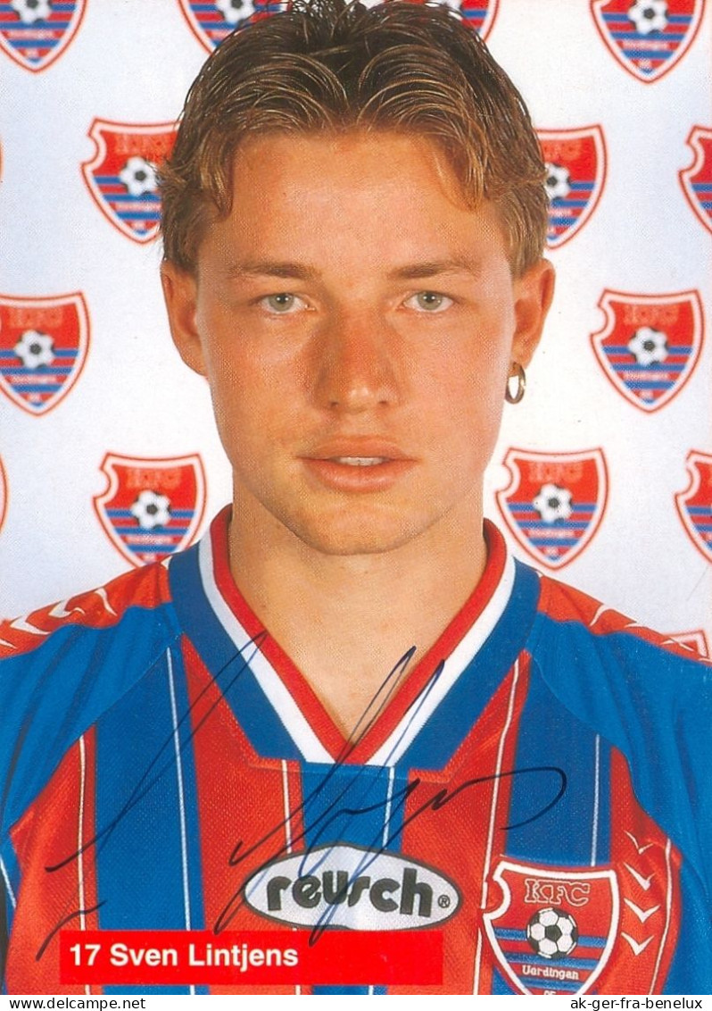 Fußball-Autogrammkarte AK Sven Lintjens KFC Uerdingen 05 96-97 Mönchengladbach FC Bayer Krefeld MVV Maastricht Paderborn - Autografi