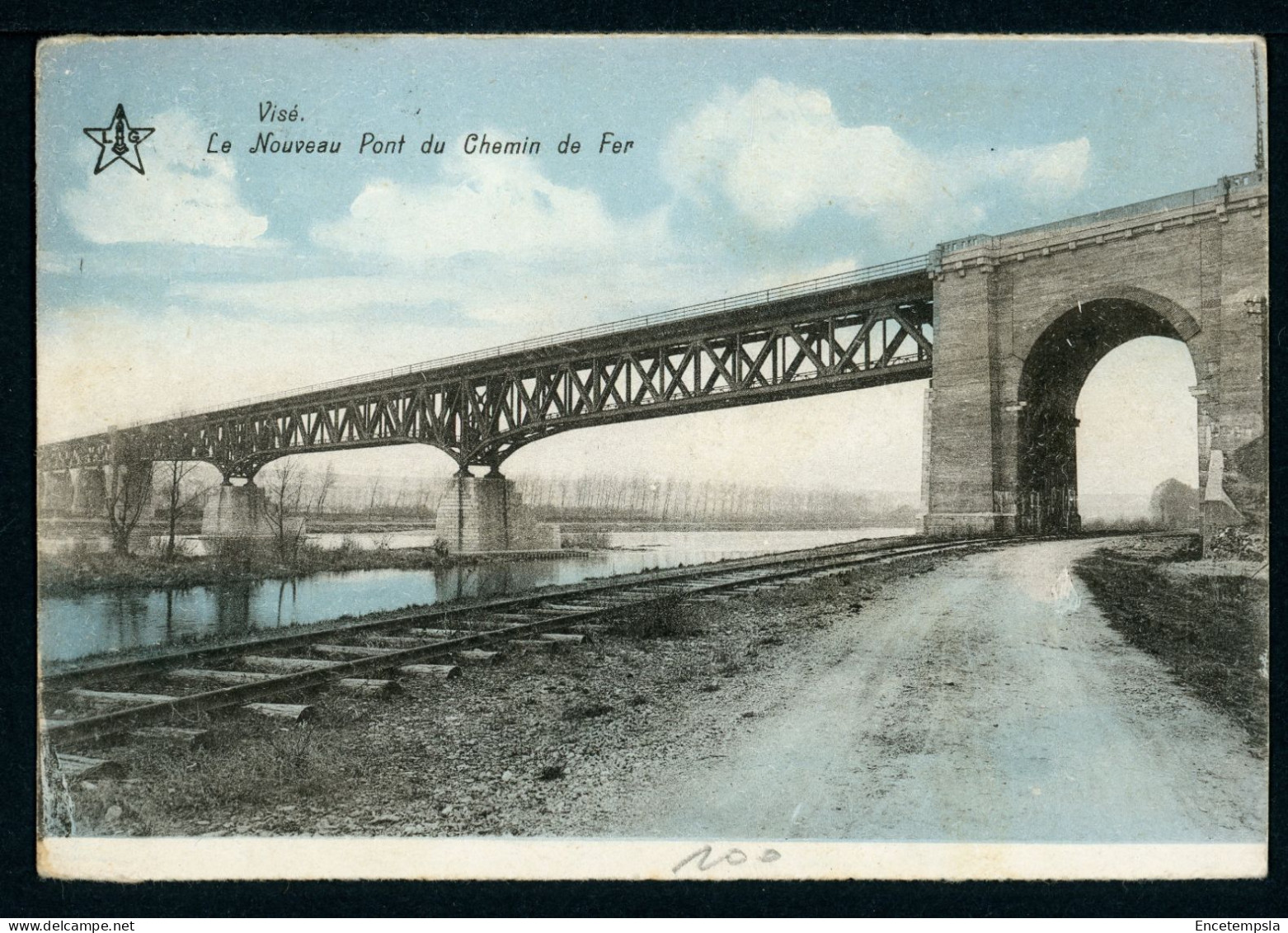 CPA - Carte Postale - Belgique - Visé - Le Nouveau Pont Du Chemin De Fer (CP24559) - Wezet