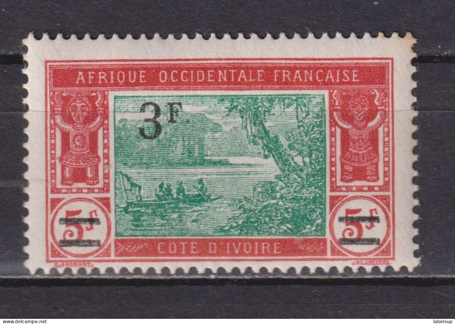 Timbre Neuf*  De Côte D'Ivoire De 1927 YT78 MI 80 MH - Used Stamps