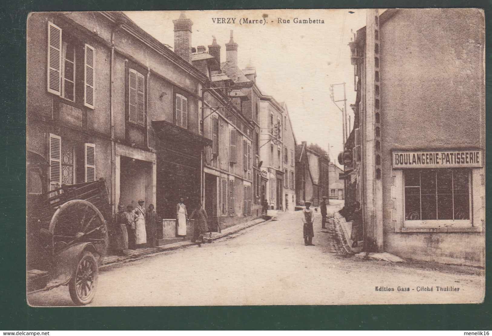 CP - 51 - Verzy - Rue Gambetta - Verzy